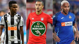 Montagem - Cazares, Thiago Alcântara e Deyverson