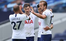 Tottenham x Leicester - Comemoração