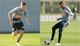 Montagem - Piton e Luan - Treino Corinthians