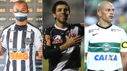 Montagem - Mariano, Juninho Pernambucano e Alex