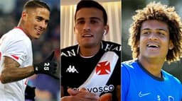 Montagem Vasco - Carlinhos, Guilherme Parede e Neto Borges