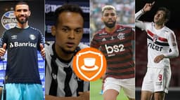 Montagem Guia do Cartola - Vanderlei, Bruno Pacheco, Gabigol e Pablo