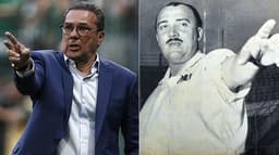 Montagem - Vanderlei Luxemburgo e Lula (Santos)