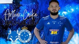 Arthur Caike foi contratado pelo Cruzeiro até o fim da Série B