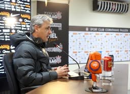 Tiago Nunes - Coletiva Corinthians