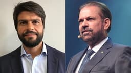 Montagem - Pedro Paulo (deputado) e Reinaldo Carneiro Bastos (presidente da FPF).