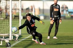 Cássio - Treino Corinthians