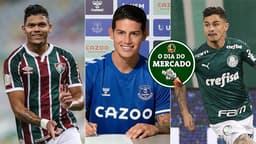 Dia do Mercado - Evanilson, James Rodríguez e Diogo Barbosa