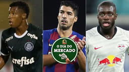 Montagem - Danilo, Suárez e Upamecano