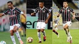 Montagem Fluminense - Nenê, Wellington Silva e Fernando Pacheco