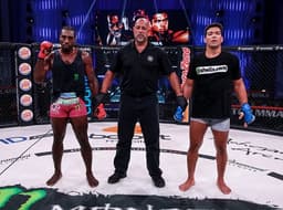 Davis voltou a derrotar Machida, desta vez, por decisão dividida dos árbitros (Foto Bellator MMA)