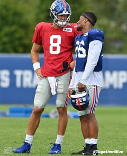 Daniel Jones e Saquon Barkley