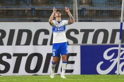 Comemoração Fernando Zampedri - Universidad Católica x Grêmio