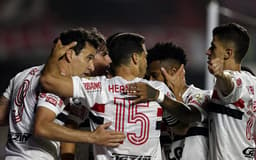 São Paulo x River Plate - Comemoração