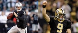 Derek Carr e Drew Brees