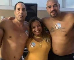 Adriano, Edmundo e Adriana Belém