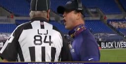 John Harbaugh baltimore ravens arbitro