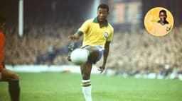 Pelé Seleção Selo 80 anos