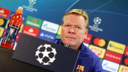 Ronald Koeman - Barcelona - Coletiva