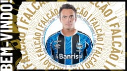 Falcão anunciado pelo Grêmio