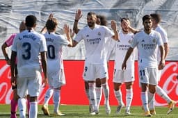 Real Madrid x Huesca - Comemoração