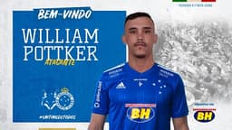 Pottker, de 26 anos,  assinou contrato por quatro temporadas com o Cruzeiro