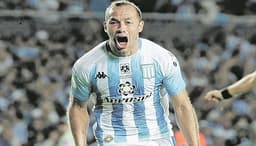 Marcelo Diaz em ação pelo Racing-ARG