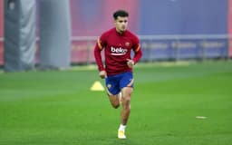 Treino - Barcelona - Philippe Coutinho