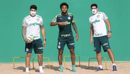 Luiz Adriano treino Palmeiras