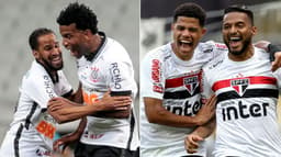 Montagem - Corinthians e São Paulo