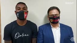 Gerson após depoimento na delegacia - Flamengo