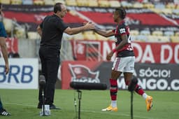 Bruno Henrique e Rogério Ceni