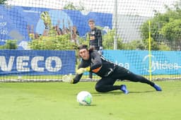 Cássio - Treino Corinthians