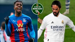 Montagem - Wilfried Zaha e Isco