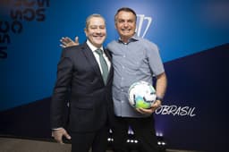 Jair Bolsonaro e Rogério Caboclo