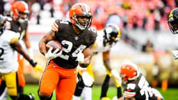 Nick Chubb quebra tackles e avança para os Browns