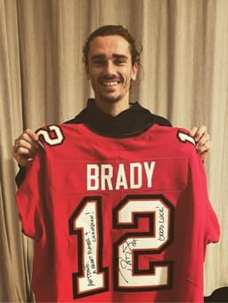 Griezmann camisa de Tom Brady