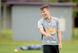 Lucas Piton - Treino Corinthians