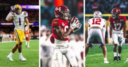 deVonta Smith Alabama jaylen waddle jamarr chase lsu