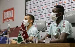 Calegari e Luiz Henrique - Fluminense