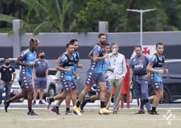 Jorge Salgado treino do Vasco