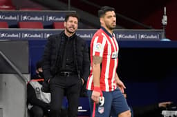 Diego Simeone e Luis Suárez - Atlético de Madrid