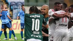 Grêmio, Palmeiras e São Paulo