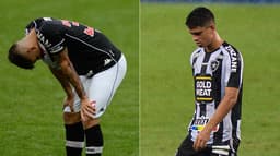 Montagem Vasco e Botafogo