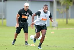 Flávio de Oliveira e Xavier - Treino Corinthians