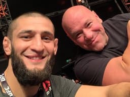 Dana White é fã declarado de Chimaev, de apenas 26 anos (Foto: Reprodução/Instagram)