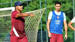 Treino do Fluminense - Roger e Ganso