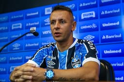 Apresentação de Rafinha no Grêmio