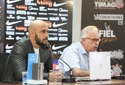 Coletiva - Alessandro e Roberto de Andrade - Corinthians