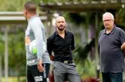 Alessandro e Roberto de Andrade - Treino Corinthians